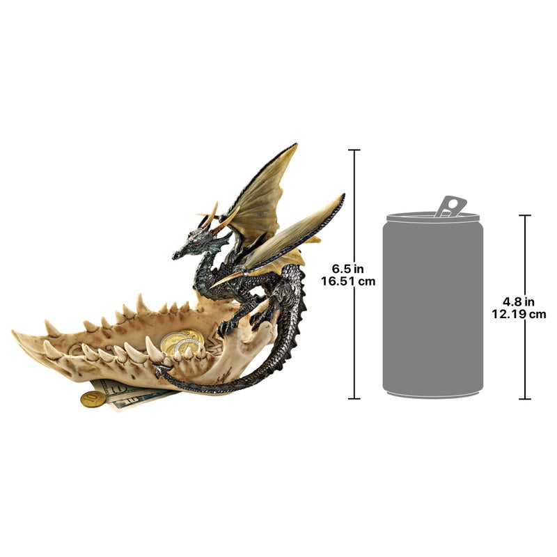 Design Toscano Jaw of the Dragon Offering Dish. - Image 3